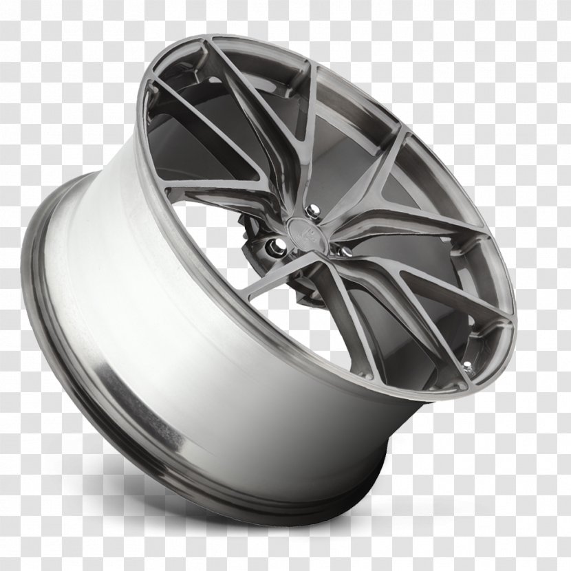 Alloy Wheel Car Spoke Rim - Silver Transparent PNG