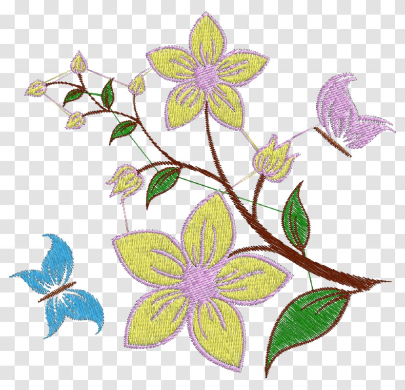 Floral Design Embroidery Cut Flowers Matrix - Petal - Flower Transparent PNG