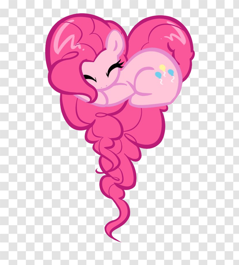 Pinkie Pie Rainbow Dash Twilight Sparkle Applejack Rarity - Frame - Heart Vector Art Transparent PNG