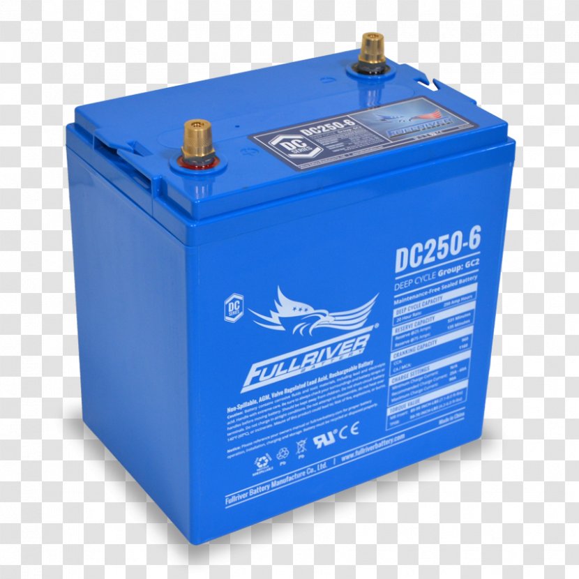 VRLA Battery Deep-cycle Electric Fullriver DC105-12 AGM Sealed 12V 105Ah Ampere Hour - Dc10512 Agm 12v 105ah - Deep Cycle Transparent PNG