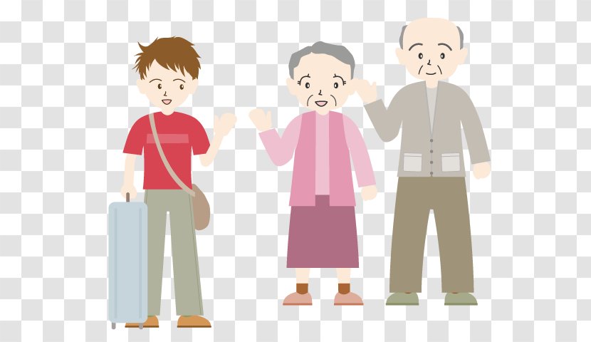 Illustration Clip Art Family Cartoon - Farewell Transparent PNG