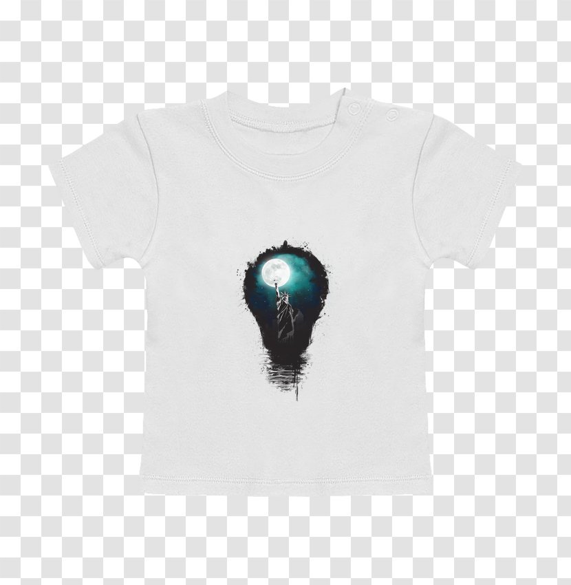 T-shirt Sleeve Art Neck Turquoise Transparent PNG