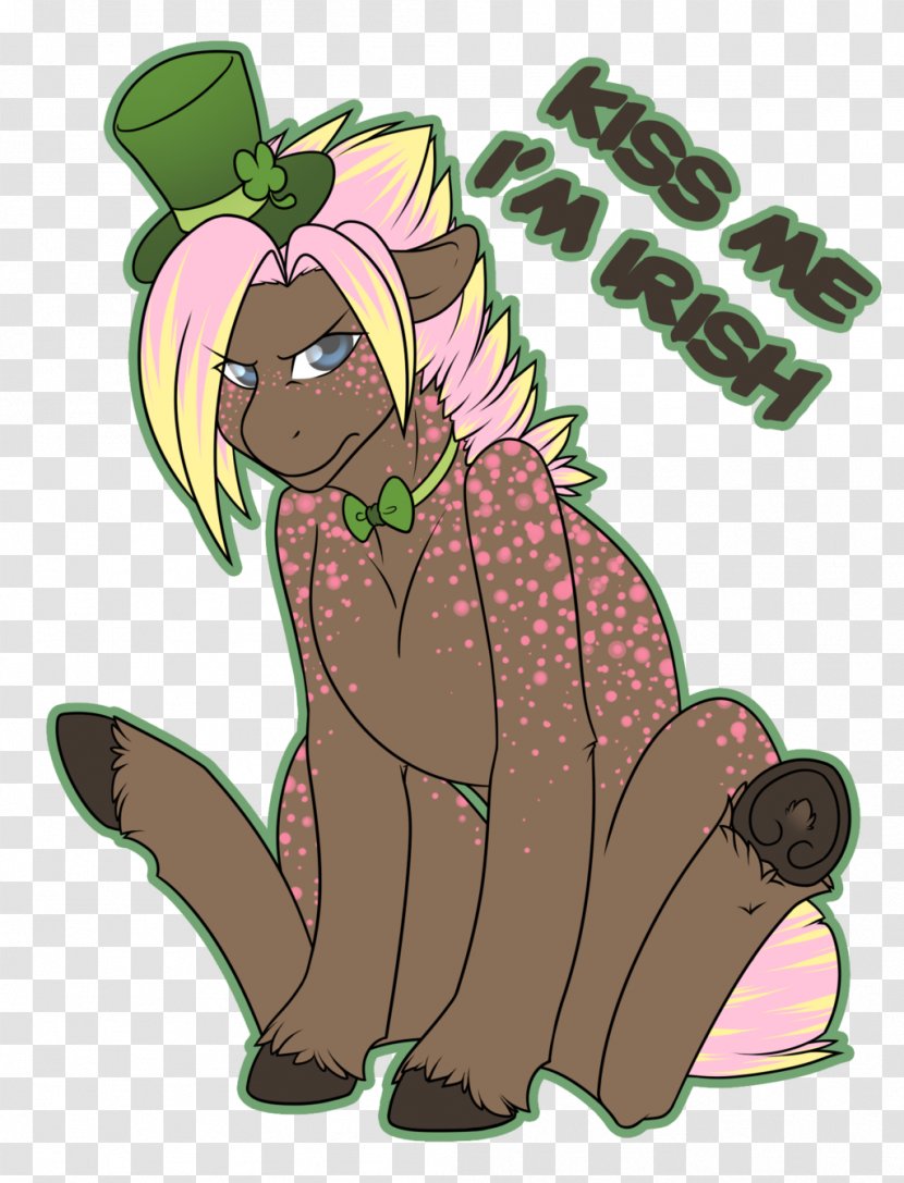 Horse Animal Mammal Pony - Cartoon - Saint Patricks Transparent PNG