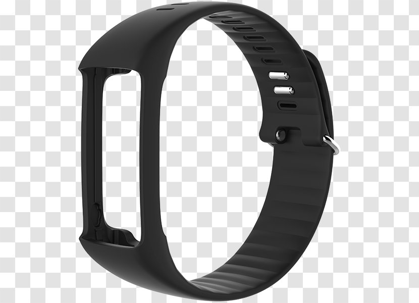 Polar A360 Wristband Strap Electro Blue - Black - Heart Rate Monitor Transparent PNG