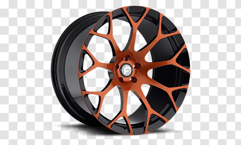 Car Alloy Wheel Rim Custom - Orange Transparent PNG