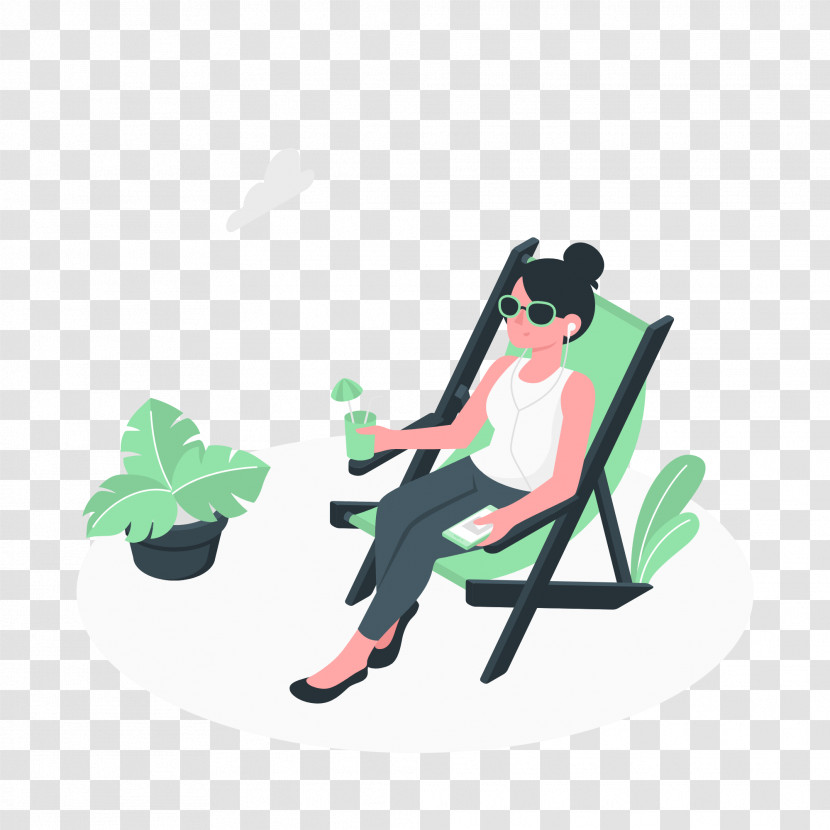 Sitting Silhouette Cartoon Drawing Logo Transparent PNG