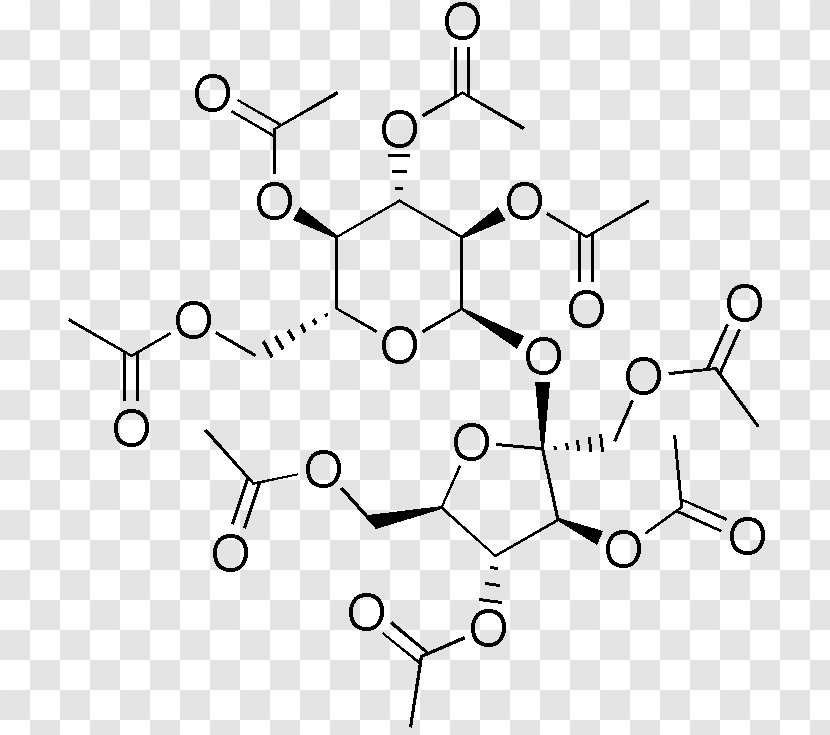 Sucrose Octaacetate Esters Sugar Sucralfate - Acetylation Transparent PNG