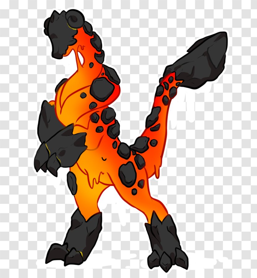 Clip Art Machine Orange S.A. Legendary Creature - Dragon - Lava Wolf Demon Transparent PNG