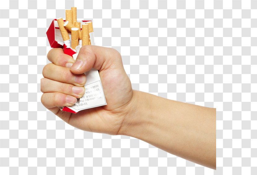 Smoking Ban Cessation Drug Withdrawal Cigarette - Nail - Hand Crush Boxes Transparent PNG