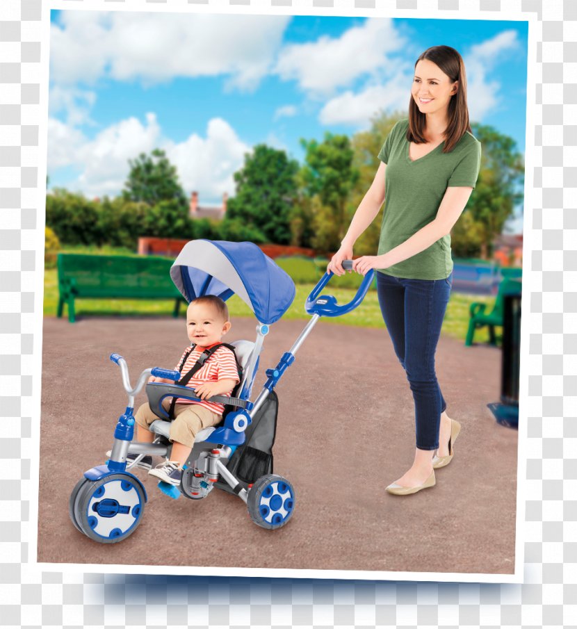 Tricycle Little Tikes Deluxe 4-in-1 Baby Transport Toddler - Vehicle - Kids Slide Transparent PNG