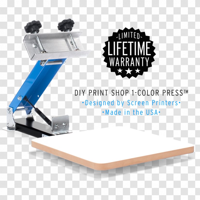Printed T-shirt Screen Printing Press - Do It Yourself - Clothes Transparent PNG