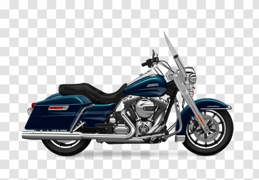 Harley-Davidson Road King Motorcycle Touring CVO - Automotive Exhaust Transparent PNG