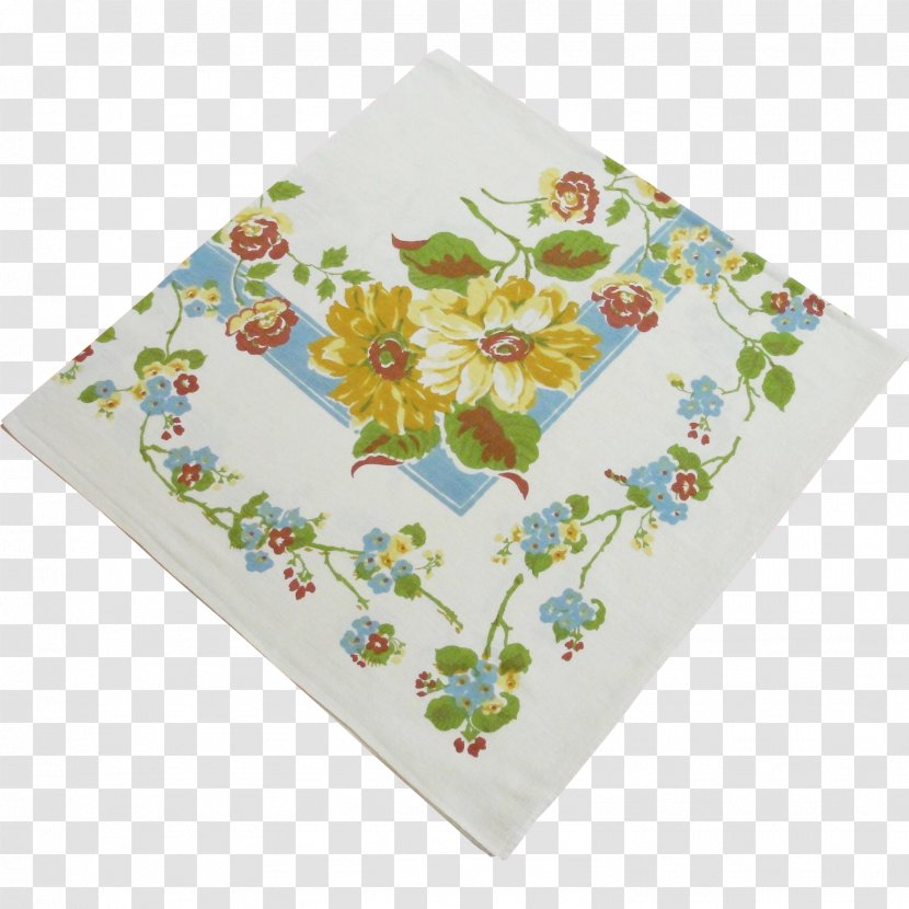 Flower Floral Design Petal Textile - Tablecloth Transparent PNG