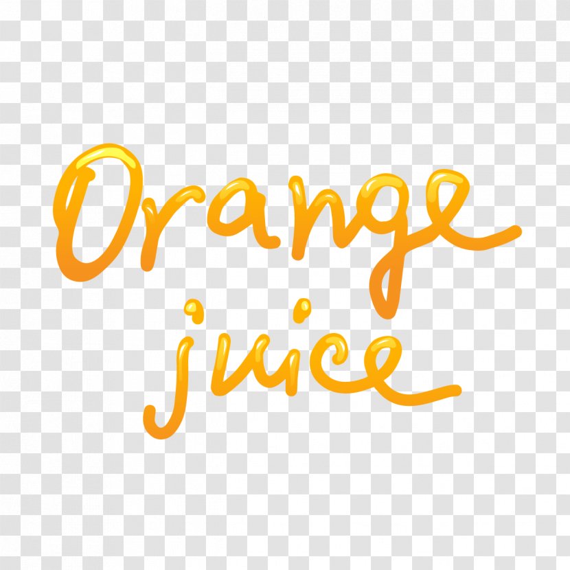 Orange Juice Cocktail Drink - Area - WordArt In Transparent PNG