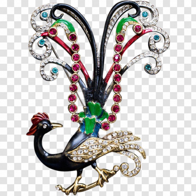 Body Jewellery Clothing Accessories Brooch Fashion - Peacock Transparent PNG