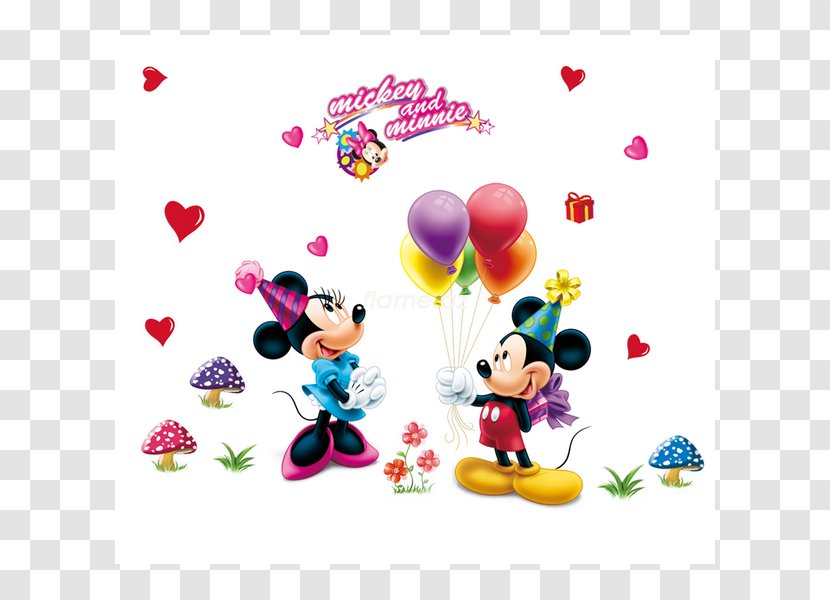 Mickey Mouse Minnie Wall Decal Sticker Decorative Arts - минни маус Transparent PNG