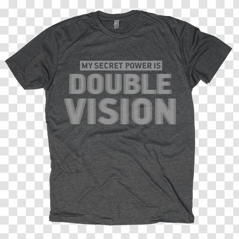 T-shirt Logo Sleeve Font - Brand - Double Vision Transparent PNG