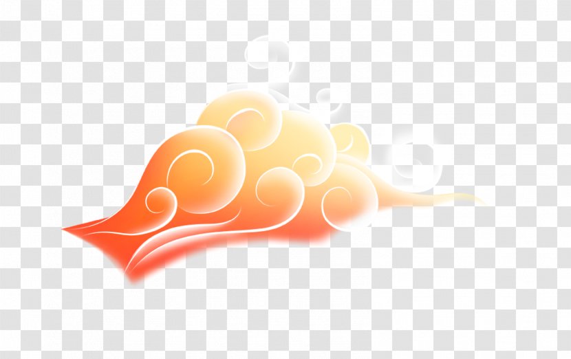 Wallpaper - Computer - Orange Somersault Cloud Transparent PNG