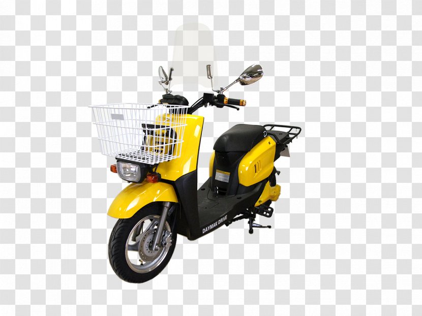 Motorized Scooter Electric Vehicle Motorcycles And Scooters Bicycle - Motor - Motorcycle Transparent PNG