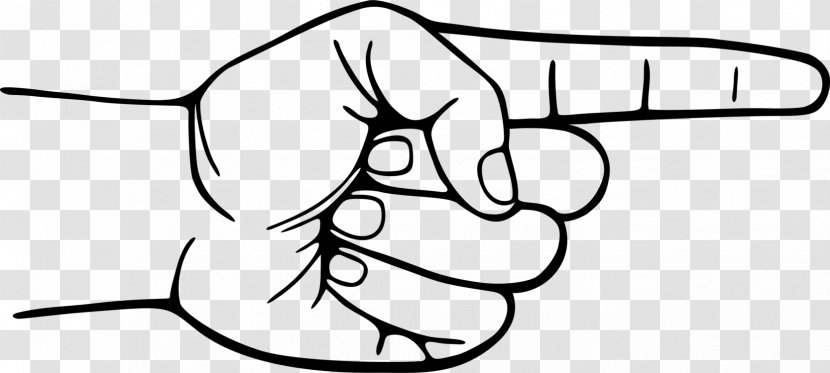 Line Art White Head Nose Finger - Gesture Thumb Transparent PNG