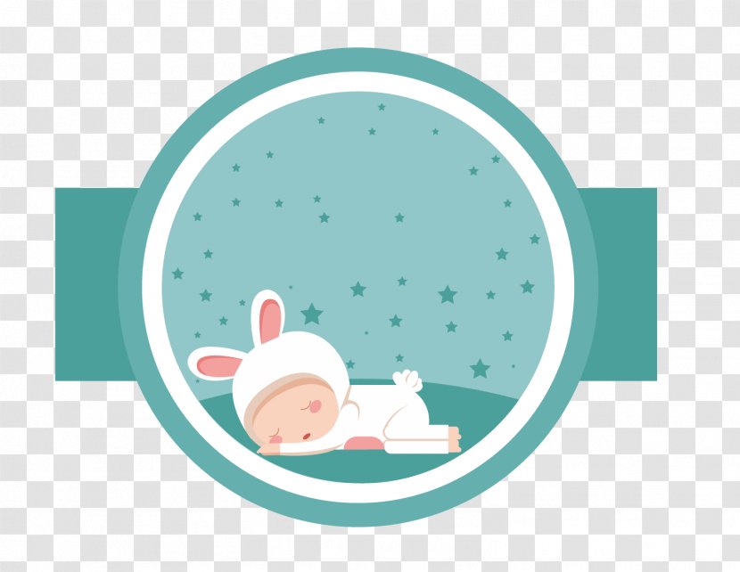 Poster Illustration - Tree - Hand Painted Sleep Baby Vector Transparent PNG
