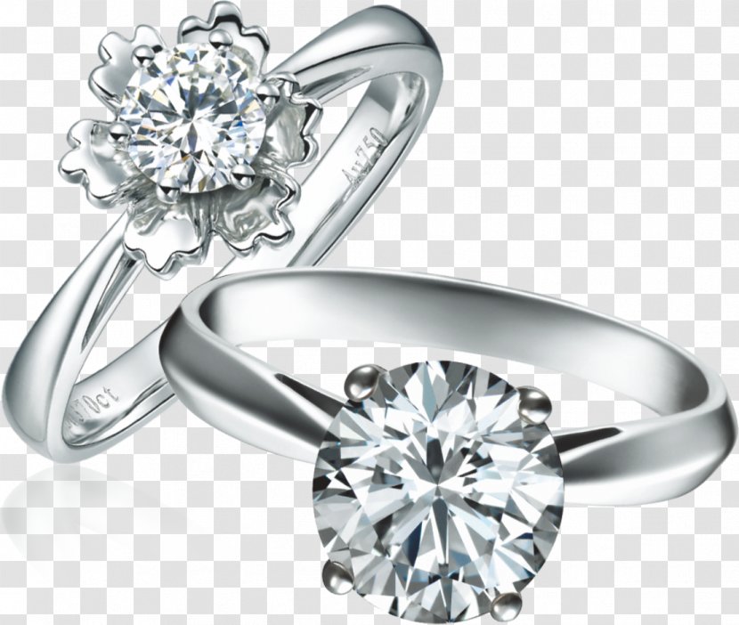 Wedding Ring Body Piercing Jewellery Diamond - Metal Transparent PNG