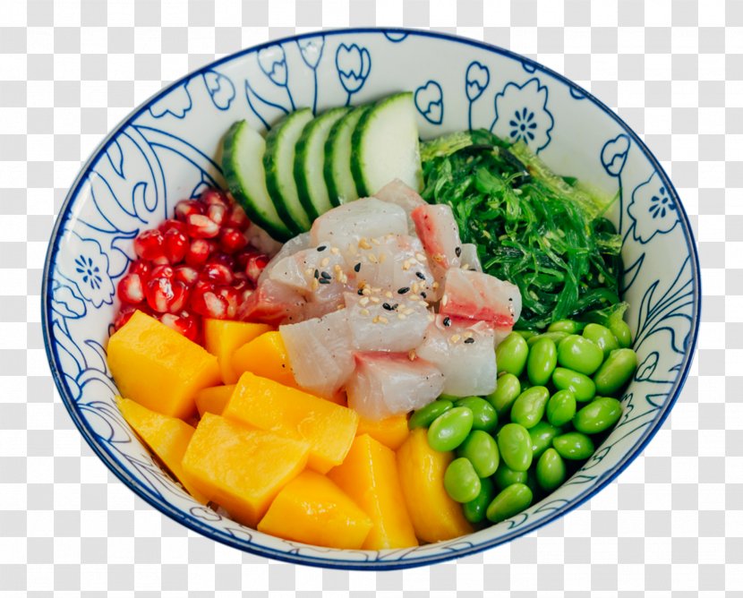 Vegetarian Cuisine Poke Sushi Donburi Tempura - Vegetable Transparent PNG