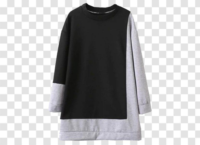 Sleeve T-shirt Hoodie Dress Collar - Blazer - Cheap Sweater Dresses Transparent PNG
