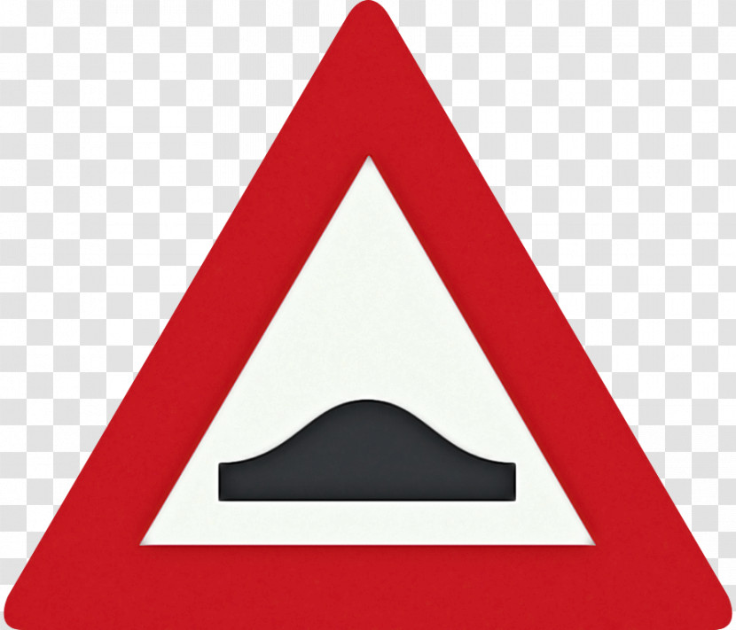 Red Triangle Traffic Sign Triangle Sign Transparent PNG