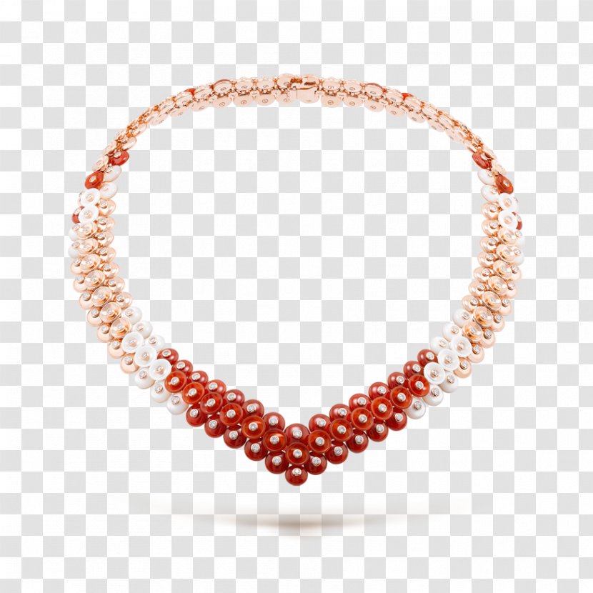 Van Cleef & Arpels Jewellery Necklace Pearl Button - Gemstone - NECKLACE Transparent PNG