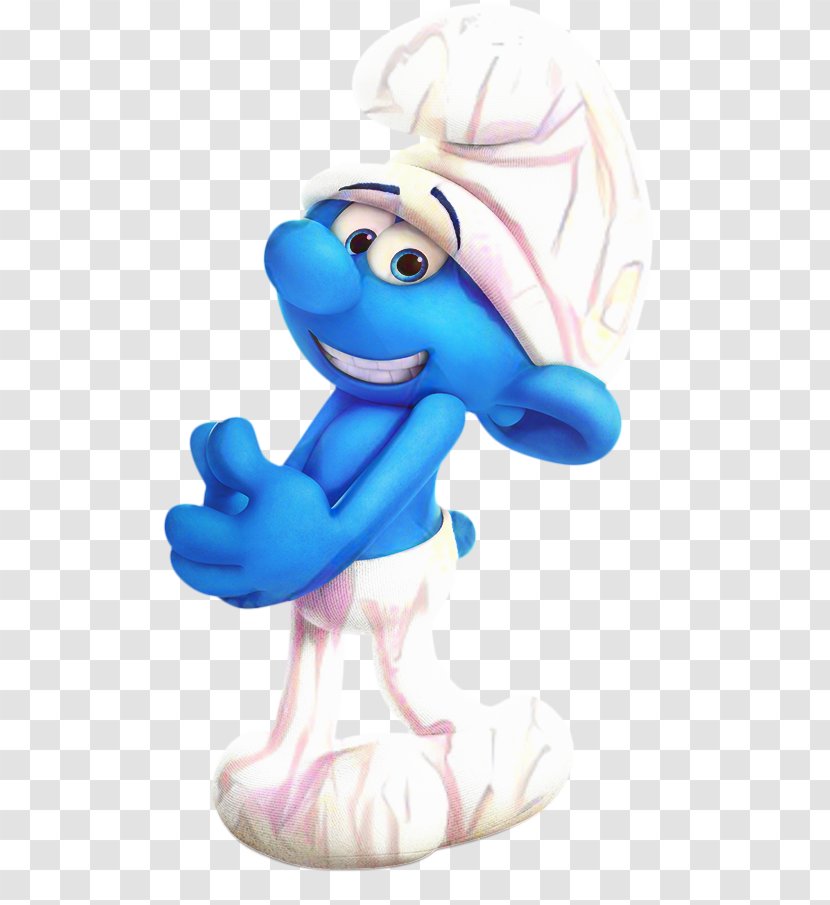 Clumsy Smurf Cartoon - Papa - Animation Toy Transparent PNG
