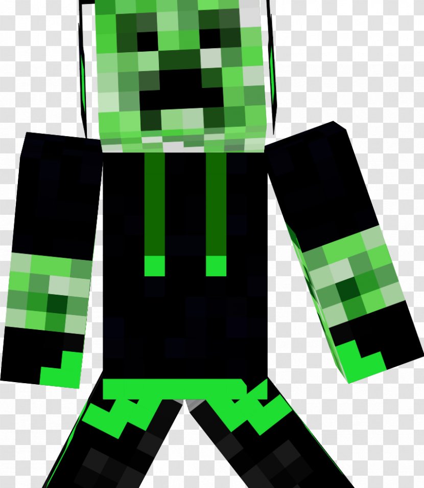 Minecraft Creeper Theme Skin Character - Tolstoy Shirt - Background Dj Transparent PNG