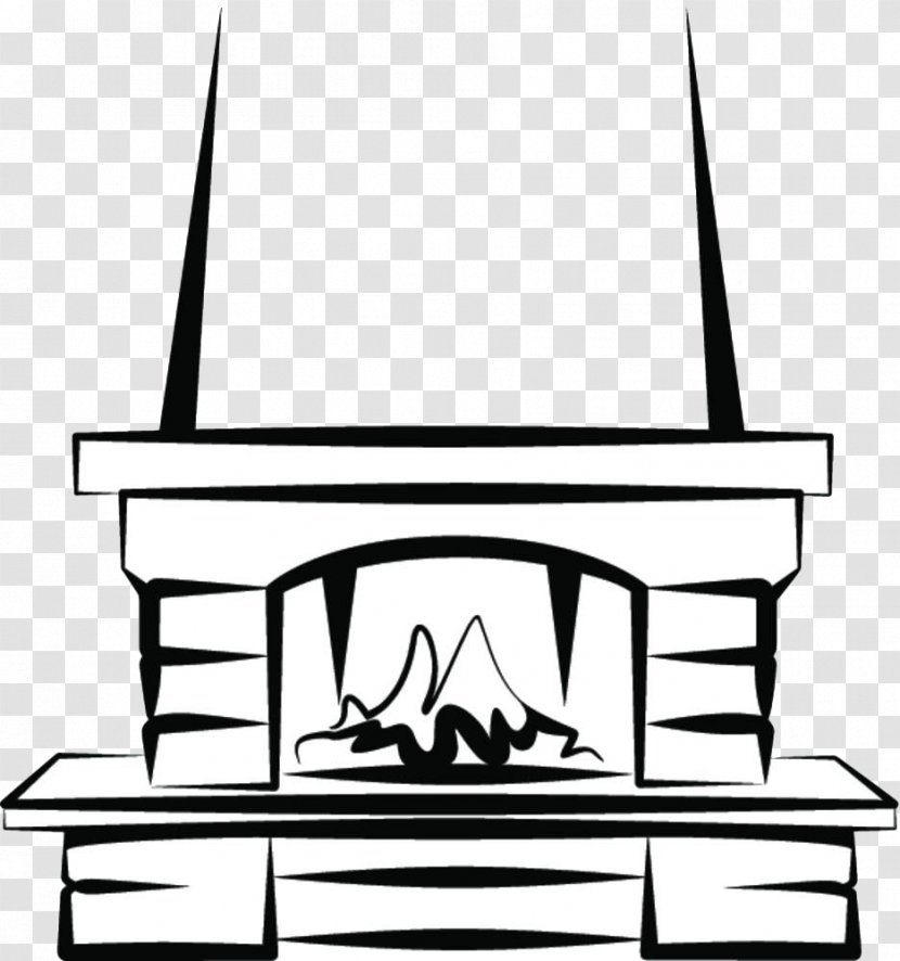 Fireplace Drawing Royalty-free Clip Art - Hand-painted Simple Transparent PNG