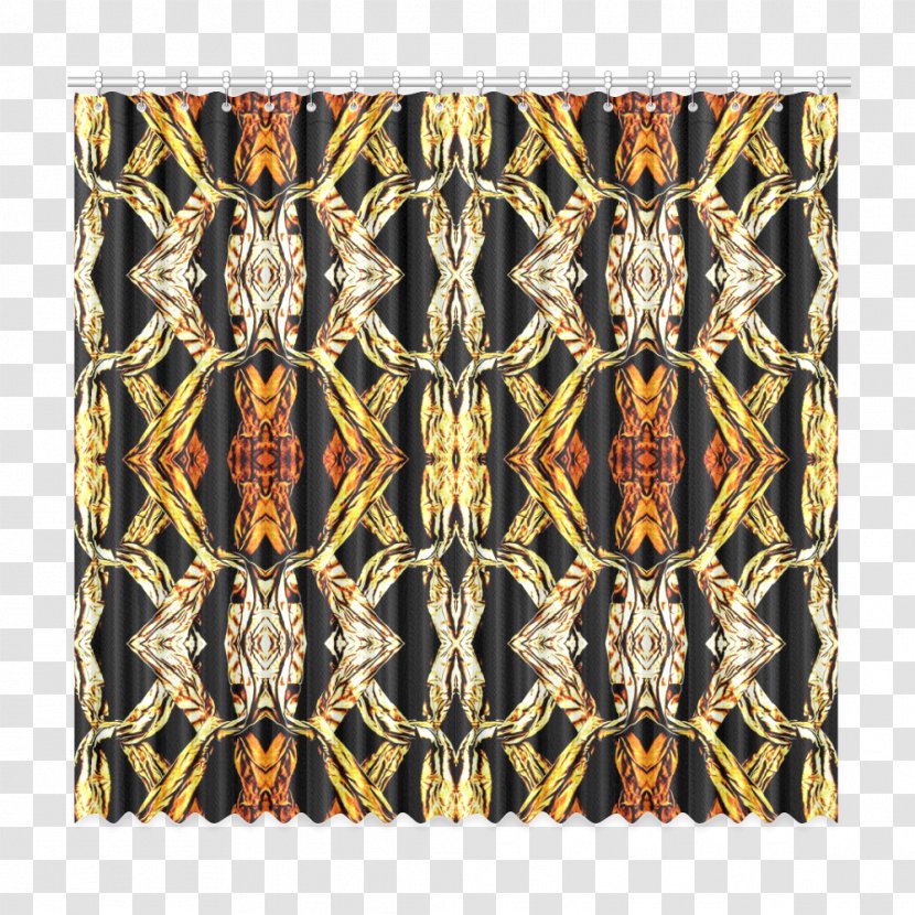 Window Light Picture Frames Textile Curtain - Yellow - Gold Pattern Transparent PNG