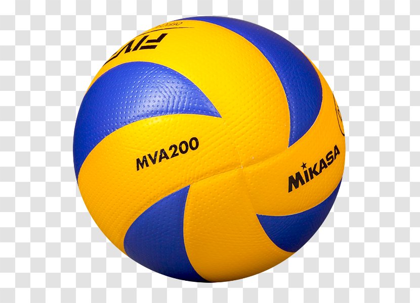 Mikasa Indoor Volleyball Sports MVA 200 - Pallone Transparent PNG