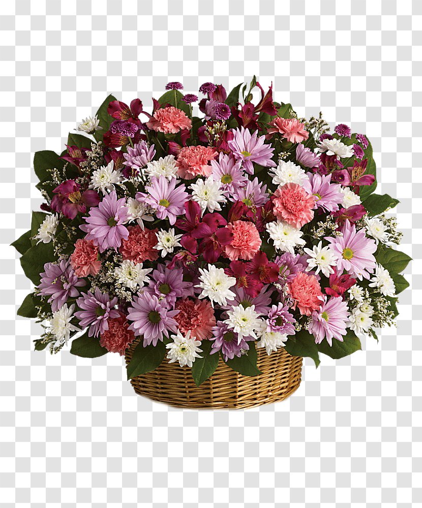 Floristry Flower Basket Teleflora - Flowerpot - Chrysanthemum Transparent PNG