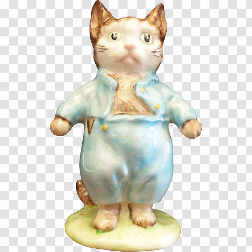 The Tale Of Tom Kitten Mr. Jeremy Fisher Figurine Cat - BEATRIX POTTER Transparent PNG