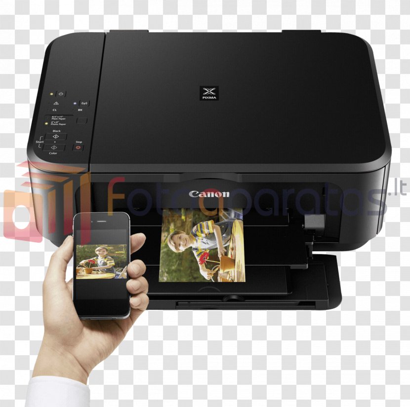 Canon PIXMA MG3650 Multi-function Printer Inkjet Printing - Laser Transparent PNG