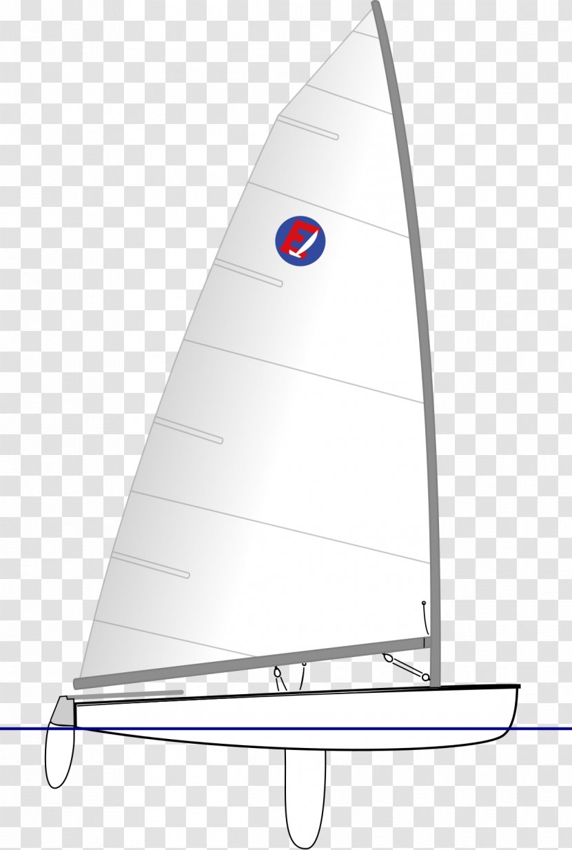 Dinghy Sailing Sailboat - Sail Transparent PNG