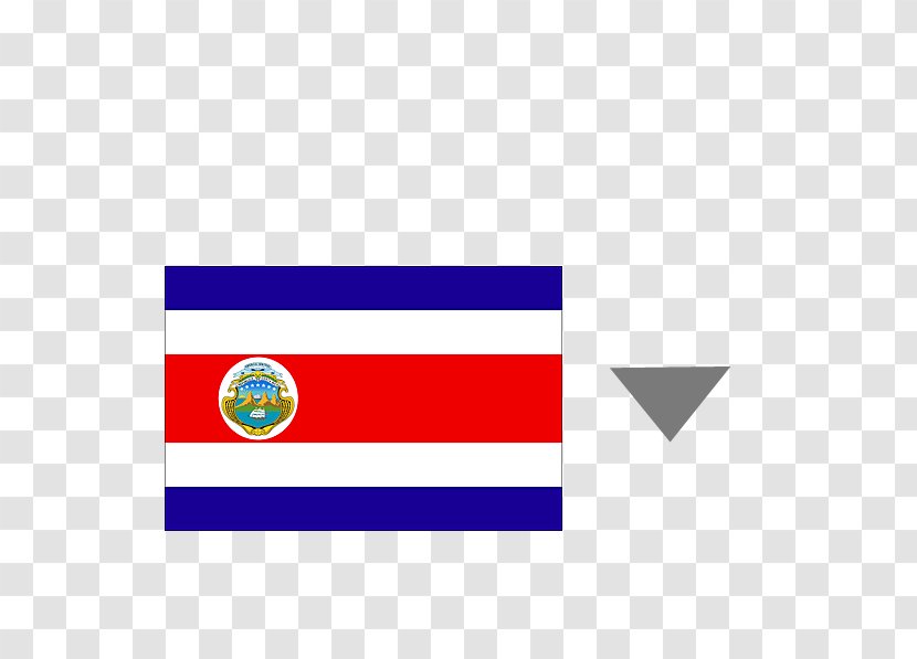 Flag Of Costa Rica National Football Team Blue Animaatio - Area Transparent PNG