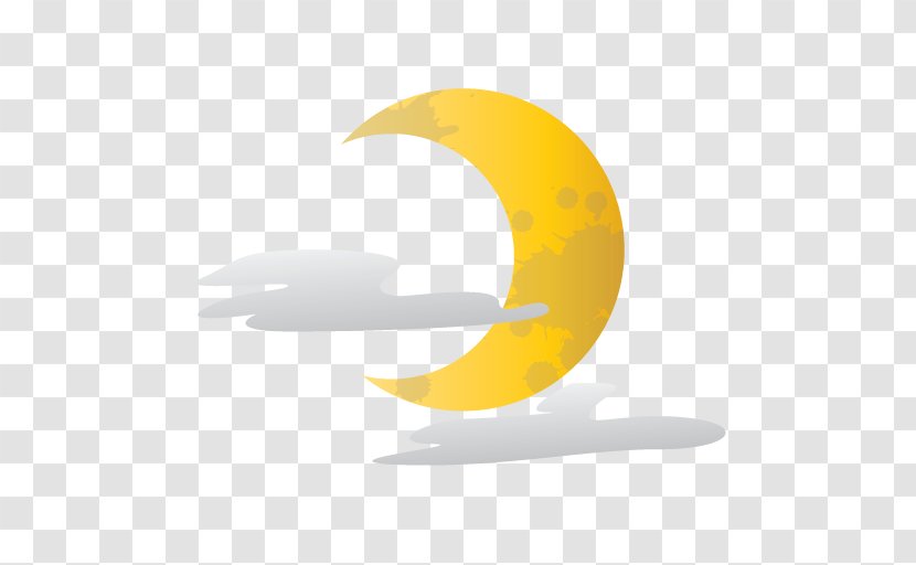 Moon Lunar Phase Clip Art - Logo - Half Transparent PNG