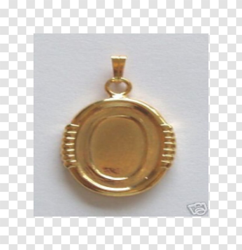 Locket Medal 01504 - Gold Plate Transparent PNG