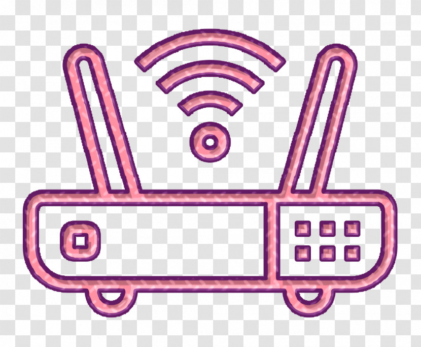 Hotel Icon Wifi Icon Router Icon Transparent PNG