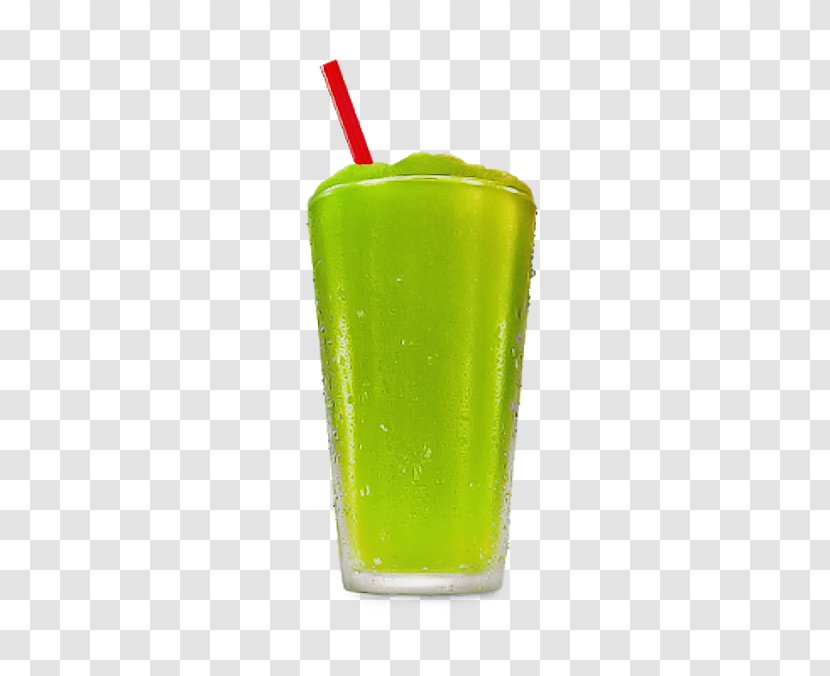 Drink Green Smoothie Vegetable Juice Non-alcoholic Beverage - Drinking Straw - Plastic Slush Transparent PNG