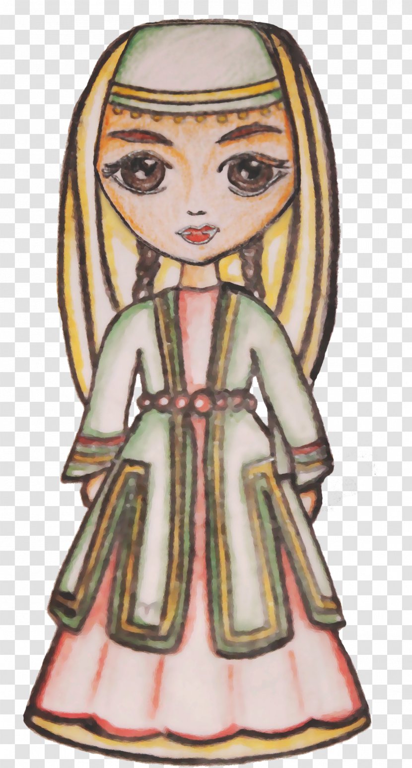 Angel Cartoon - Doll - Style Brown Hair Transparent PNG