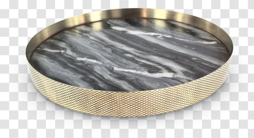 Tray Marble Tableware Silver Brass - Creative Home Appliances Transparent PNG