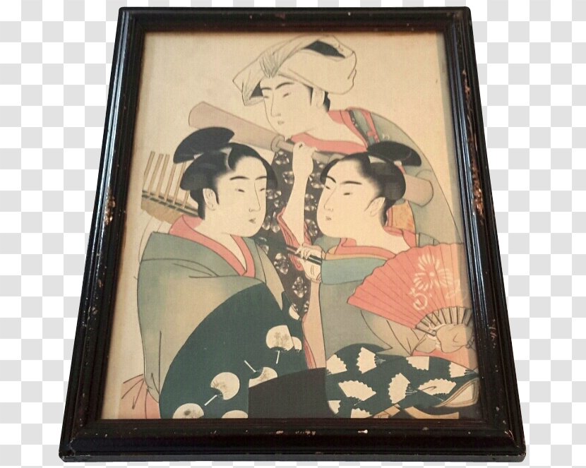 Japanese Art Ukiyo-e Modern - Utamaro - Japan Transparent PNG