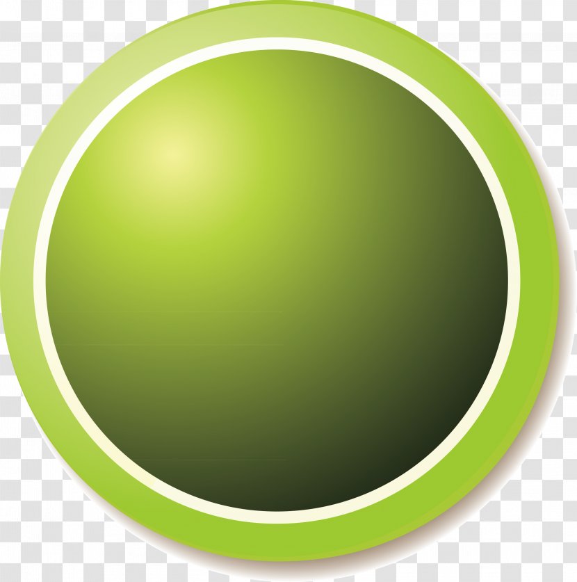 Green Circle Wallpaper - Button Decoration Design Vector Transparent PNG