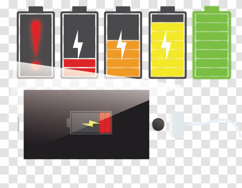 Battery Charger - Logo - Vector Mobile Phone Charging Transparent PNG
