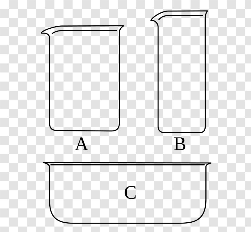 Beaker Laboratory Glassware Graduated Cylinders - Number - Container Transparent PNG